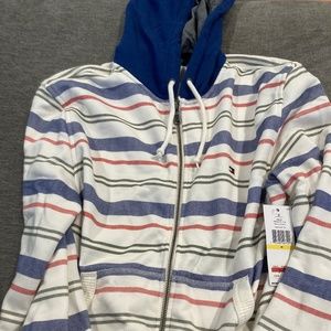 Tommy Hilfiger Men’s Striped Full Zip Hoodie